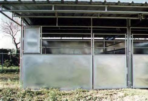 GALVANIZED BARN STALLS