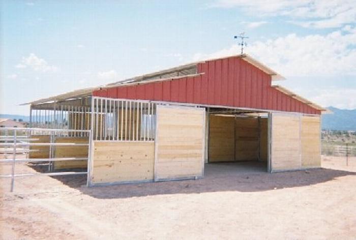 Custom RCA Tongue and Groove Horse Barn