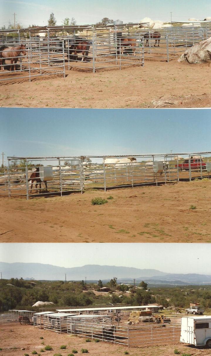LONESTAR PORTABLE CORRALS AND SHADES IN ANY SIZE