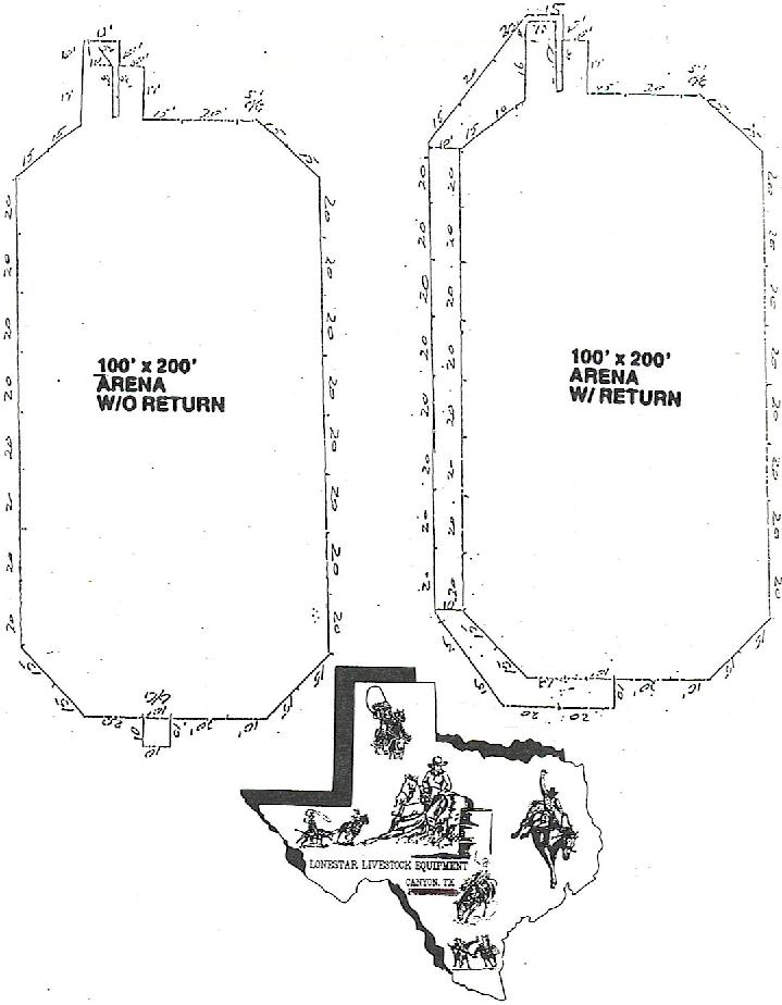 CALF ROPING ARENAS